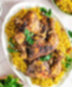 Grilled chicken half