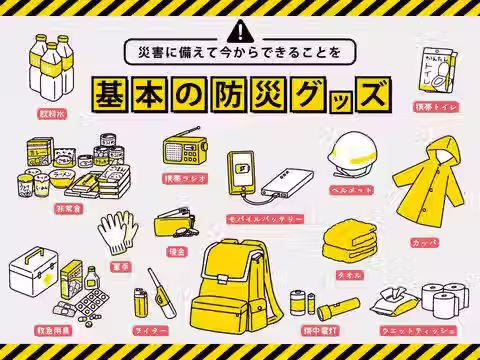 基本の防災グッズ