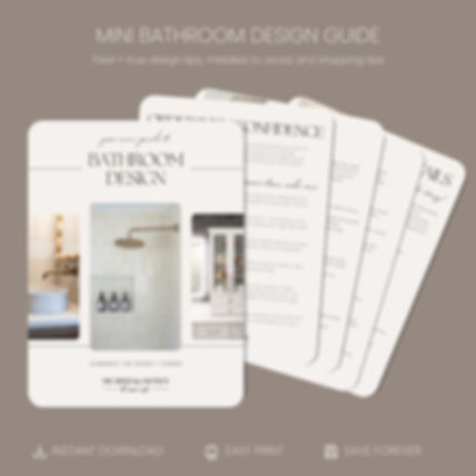 Mini Bathroom Design Guide