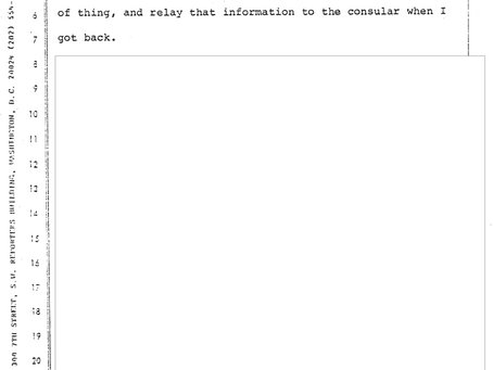 Redactions, Redactions, Redactions...