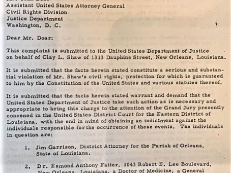 Clay Shaw's Civil Rights Complaint