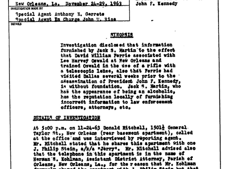 Why was Marina Oswald asked about a Mr. Farry?