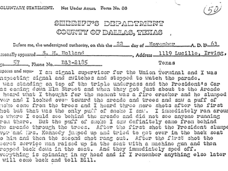 S.M. Holland's "Smoke" on the Grassy Knoll