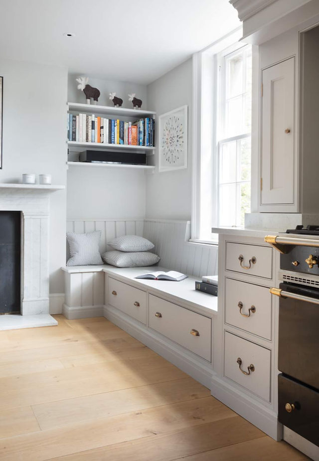 Built in bench seating by Paul Craig - Interior Design for Property Developers