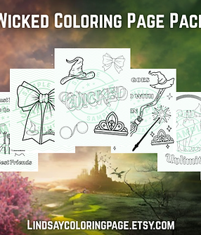 Wicked Coloring Page Pack