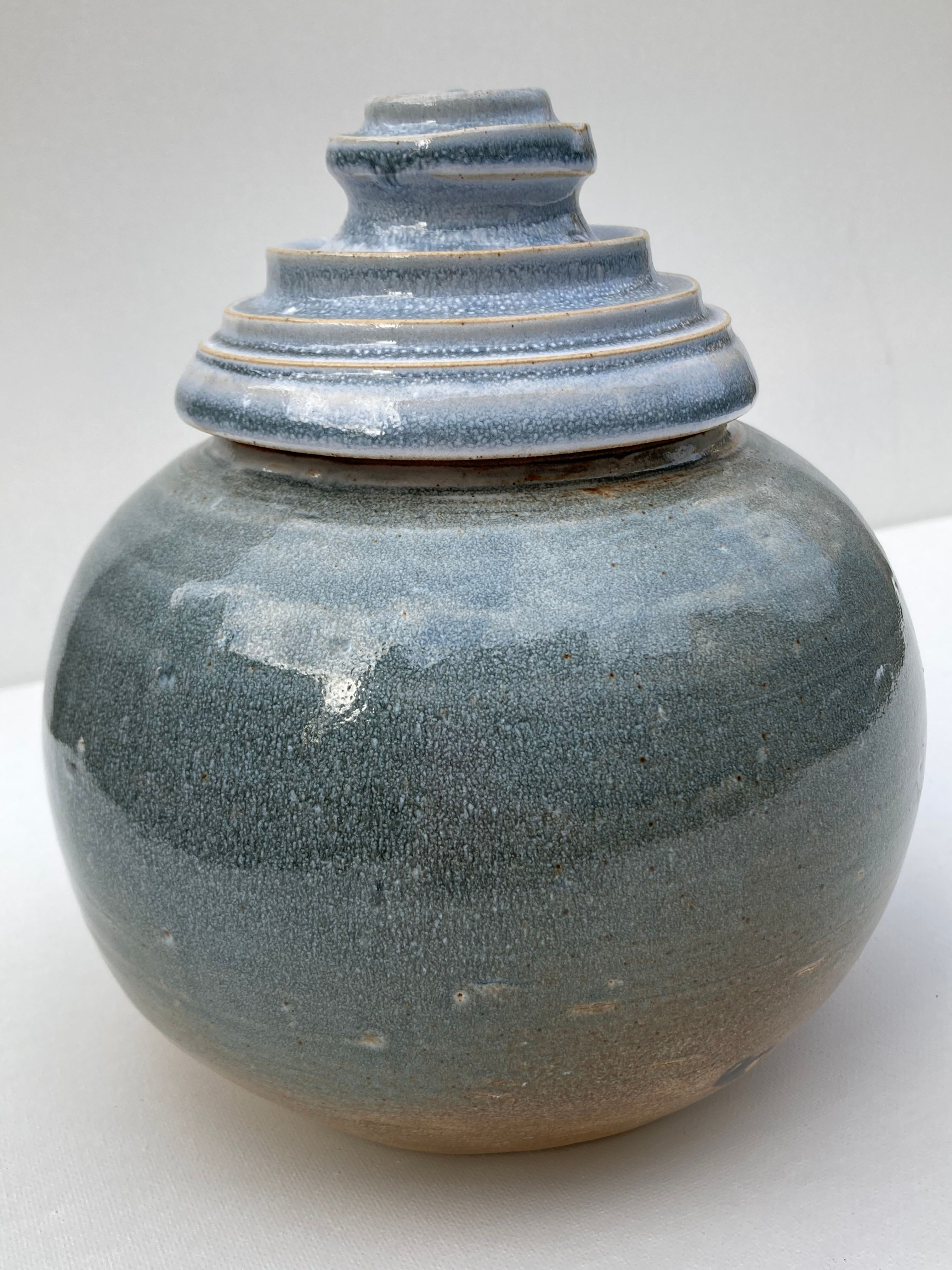 Stoneware lidded Jar - Coming Soon