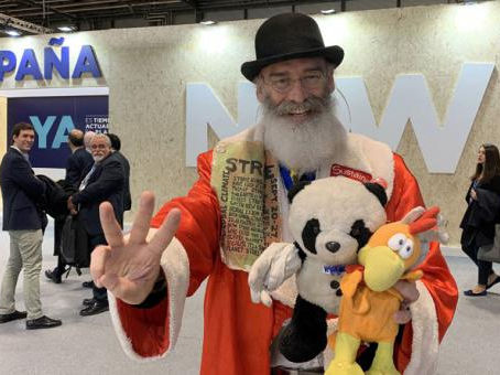 Un Papá Noel sostenible, mensajero del consumo responsable