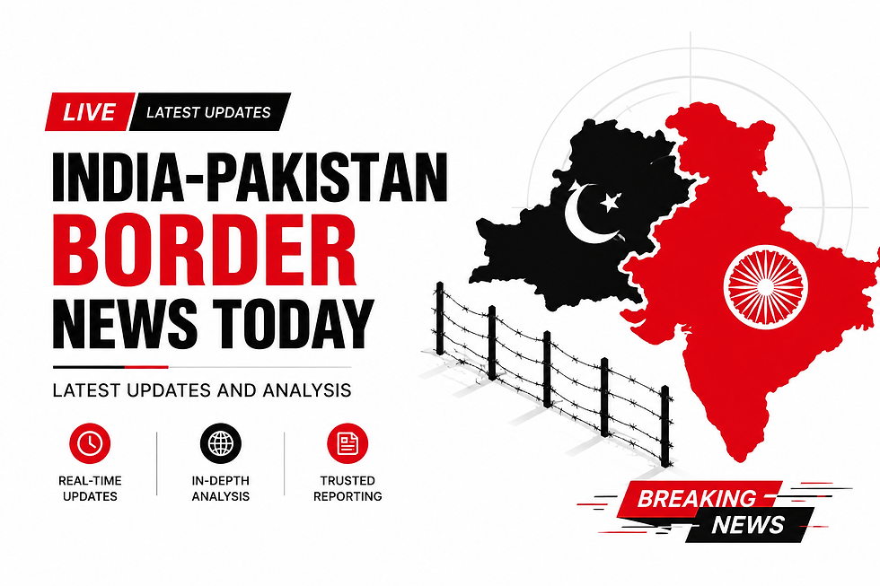 India Pakistan border latest news and updates 2026