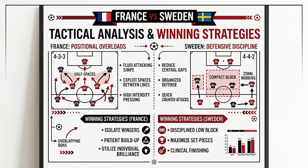 France vs Sweden tactical analysis