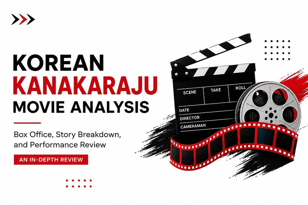 Korean Kanakaraju movie analysis with box office, story review, and performance insights.