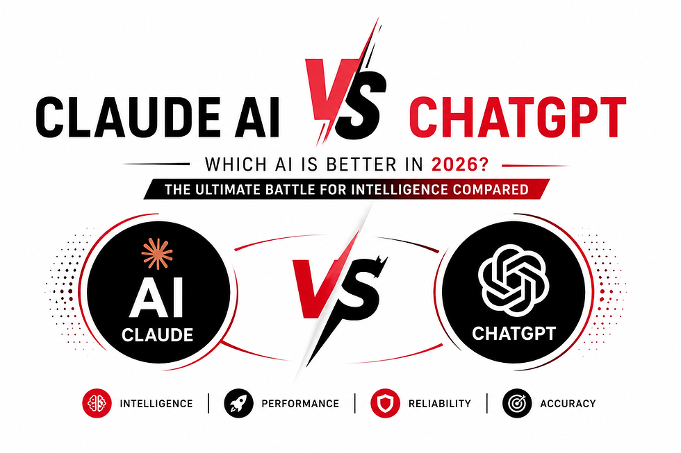 Claude AI vs ChatGPT 2026 AI comparison illustration