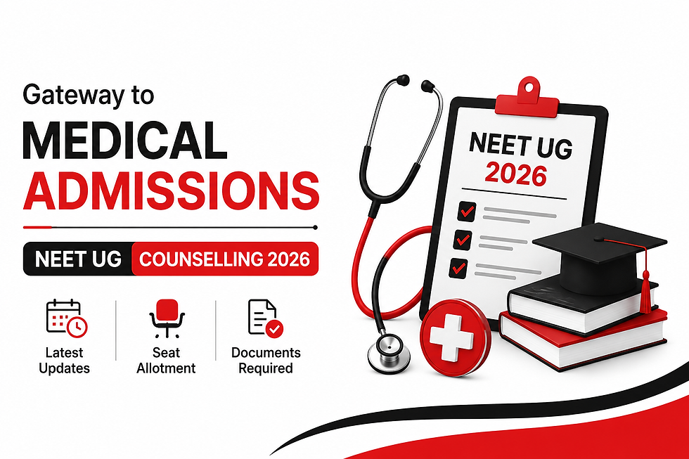 NEET UG Counselling 2026 medical admission guide with seat allotment and document checklist.