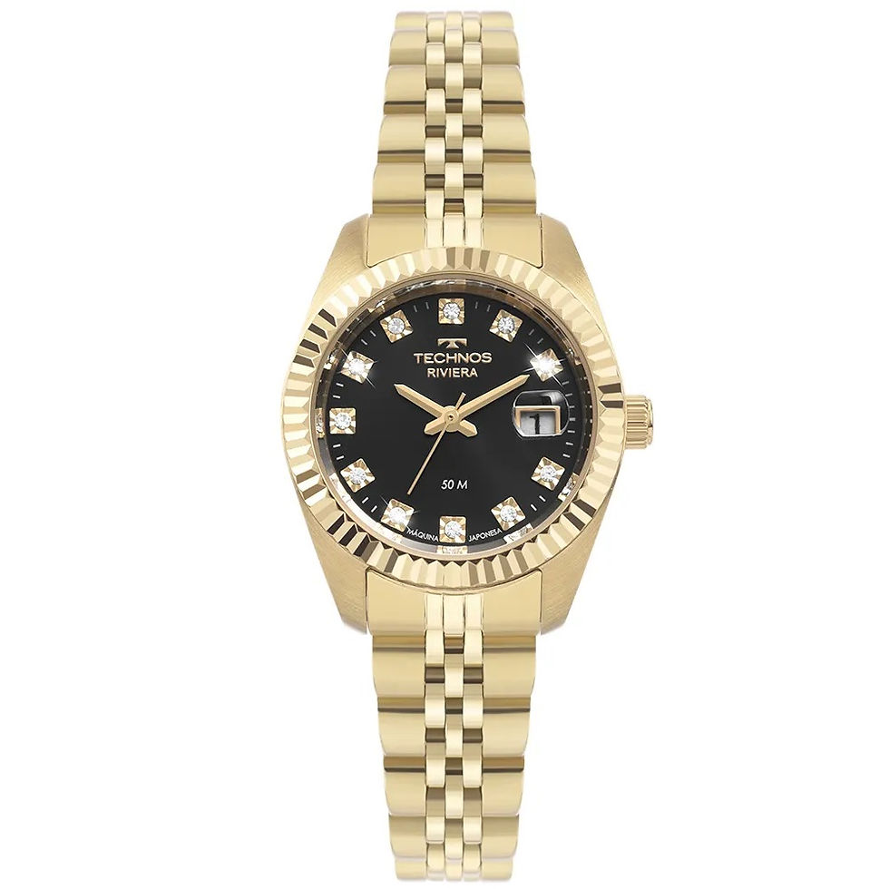 Relógio Technos Feminino Riviera Dourado 2015CEL/1P