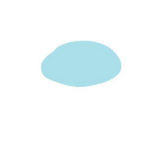 Light blue swoosh