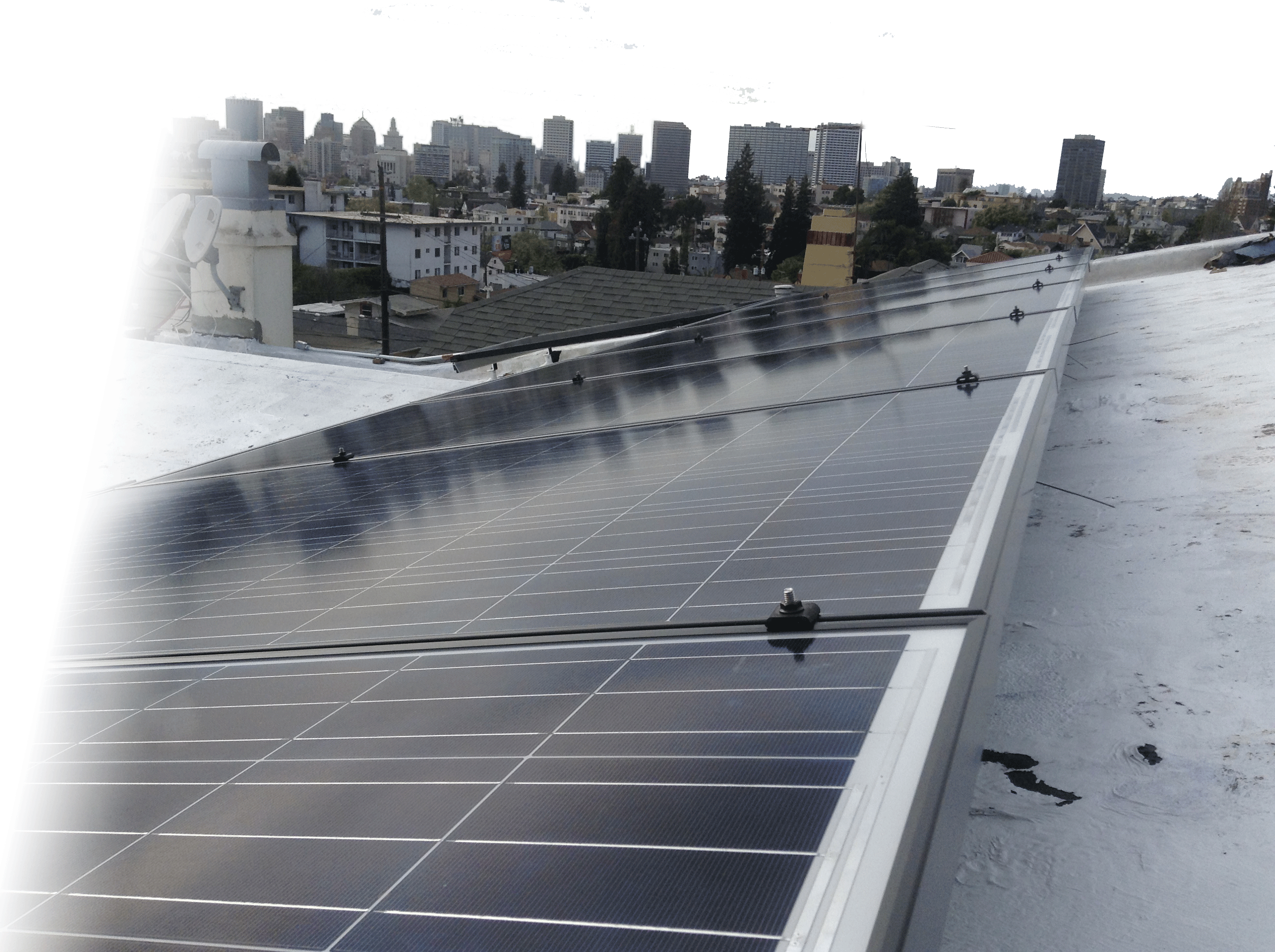 Solar panel installation in oakland, ca.