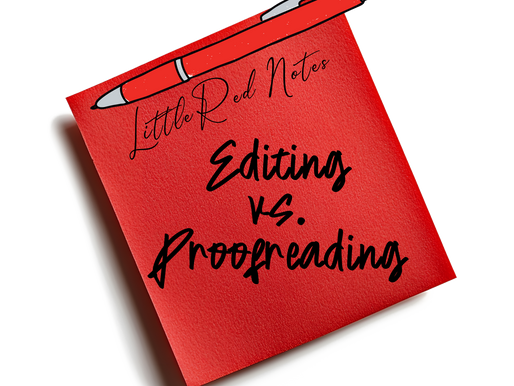 Editing vs. Proofreading