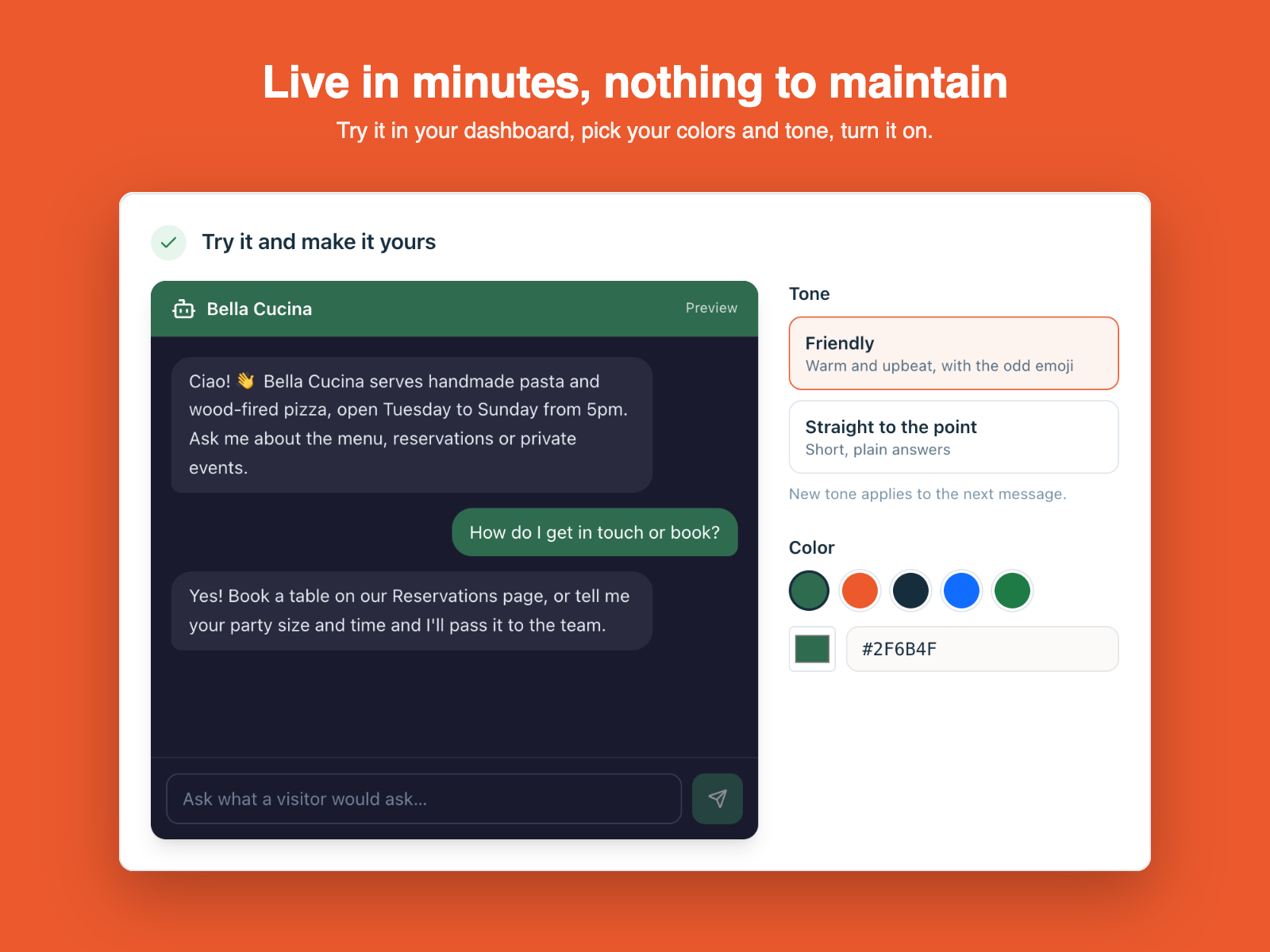 VibeCS AI Support Chat screenshot 3