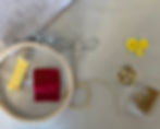 Thumbnail: Goldwork Bee Embroidered Kit