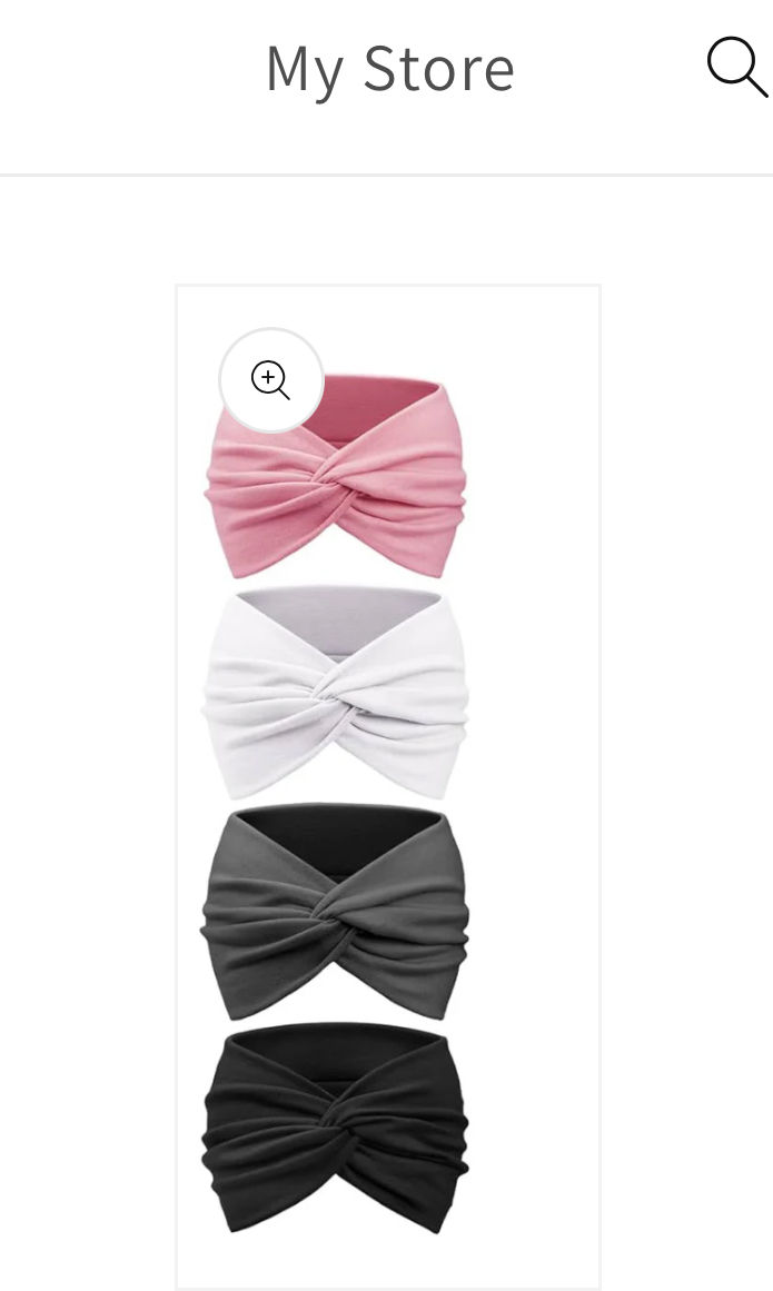 Thumbnail: Women Large  Knotted Headbands.