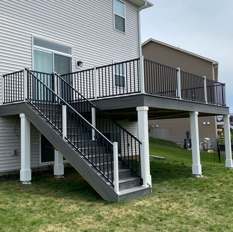 Deck With Finished Framing