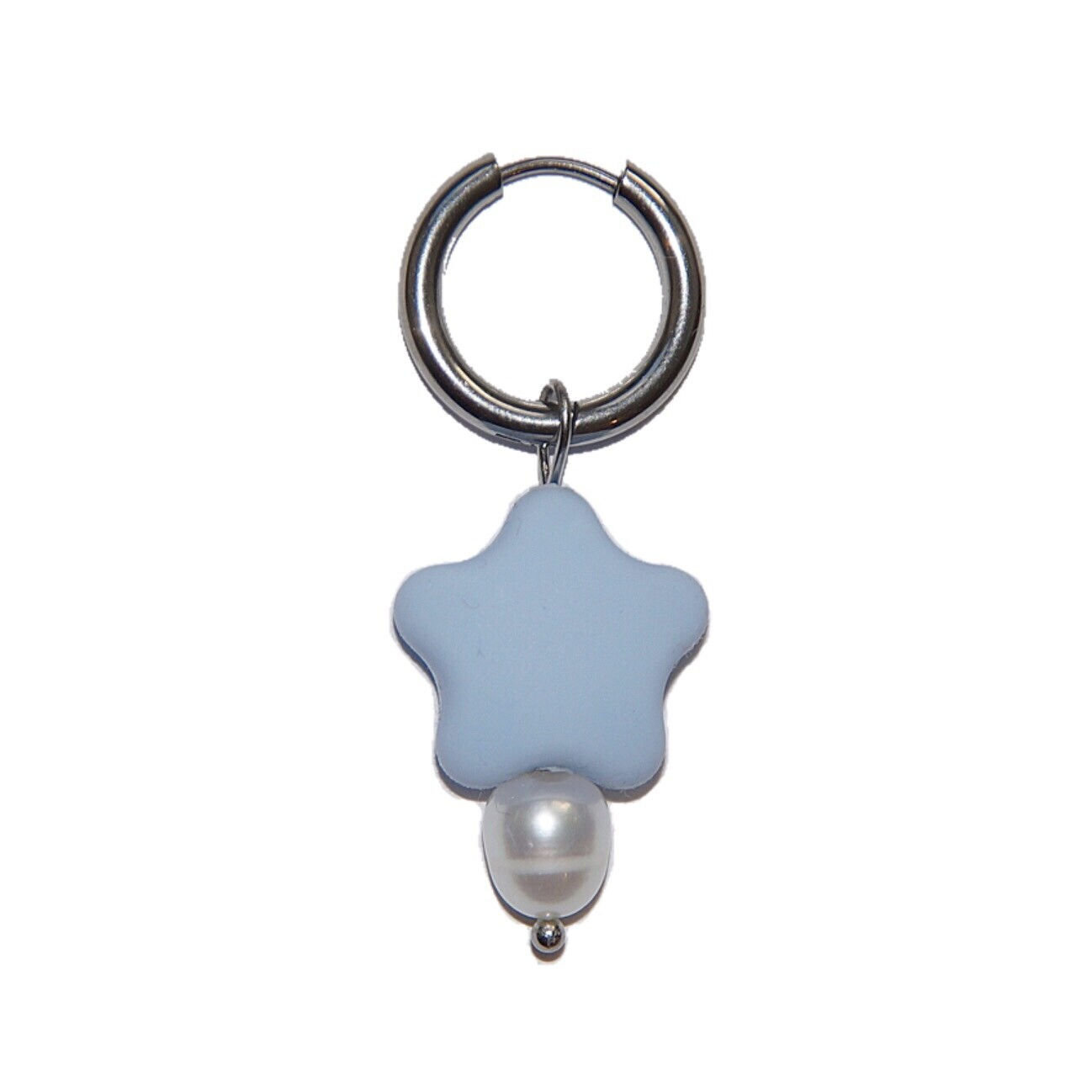 Star earring blue