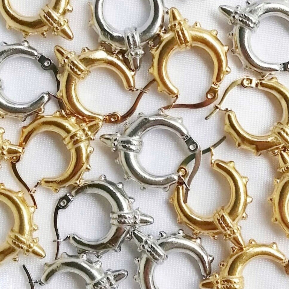 Thumbnail: Bali hoops mini silver