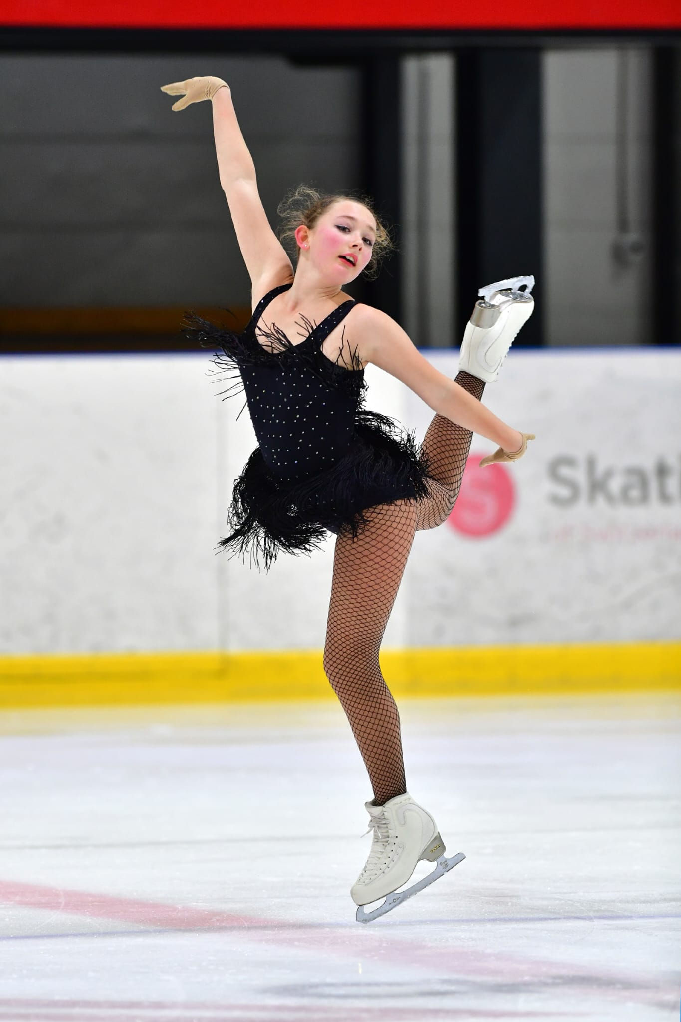 Robe de competition noir 12 ans