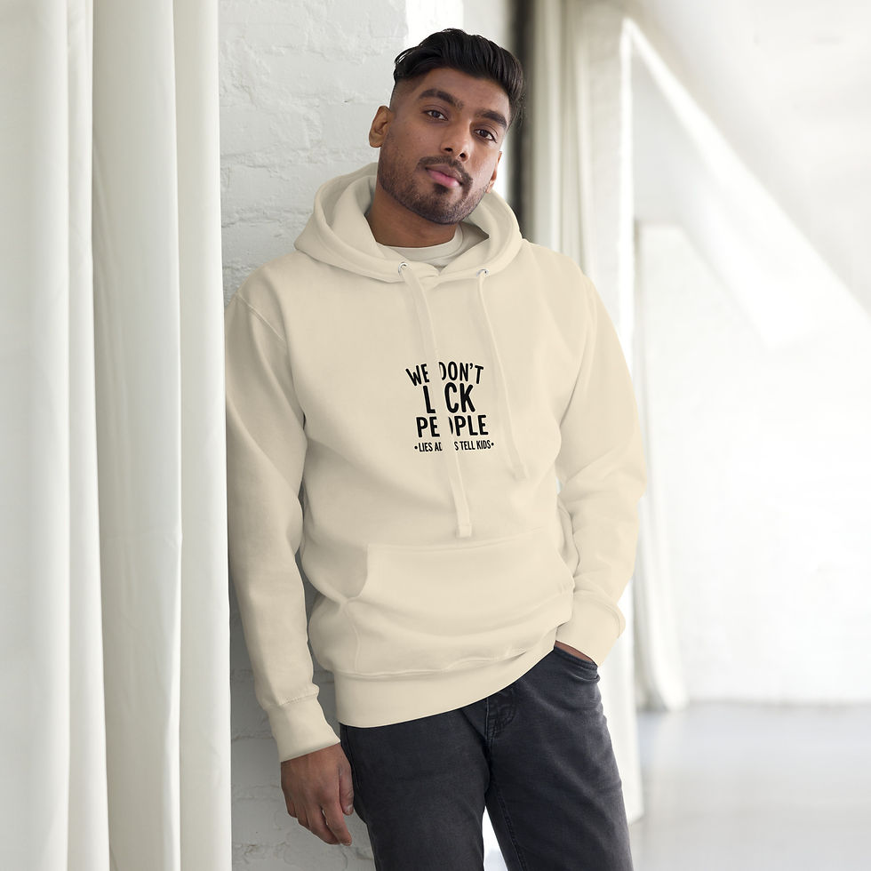 Thumbnail: We Don’t Lick People Sweatshirt | Funny Parenting Humor Pullover