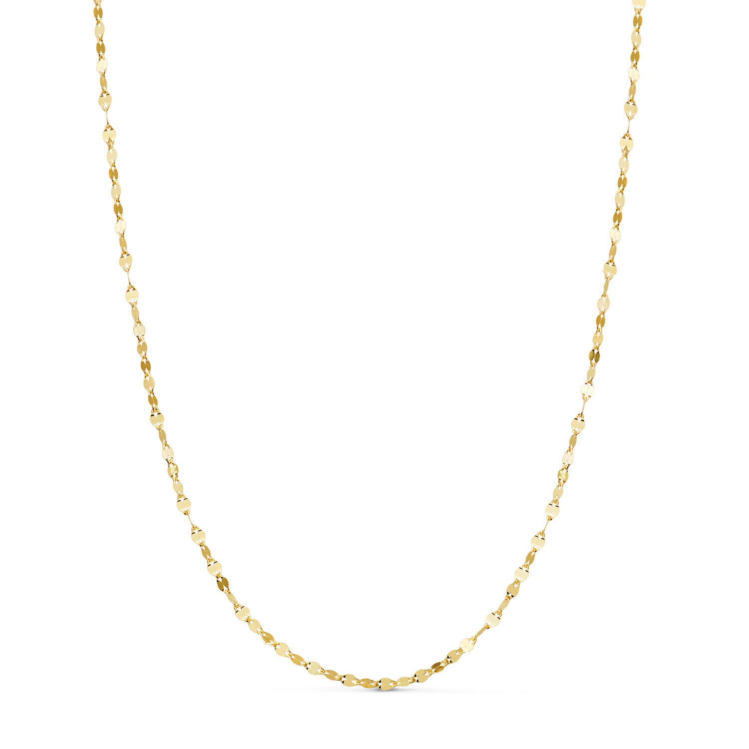 Cadena de oro amarillo 18K, 2 mm / 40 cm