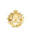 Miniatura: 18k Insignia Oro Amarillo Enfermeria 17 X 15 Mm