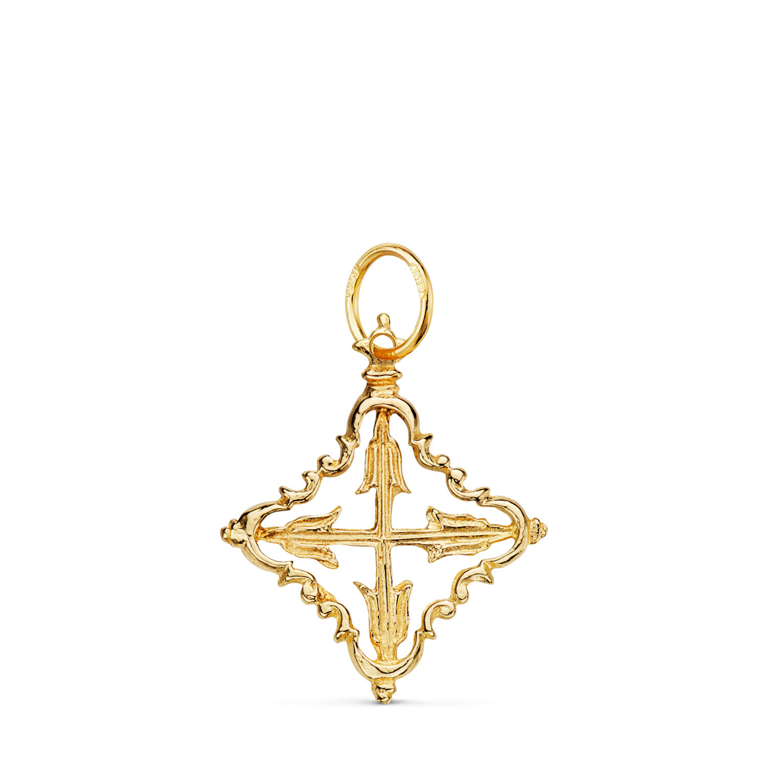 Cruz de oro 18K mallorquina mini