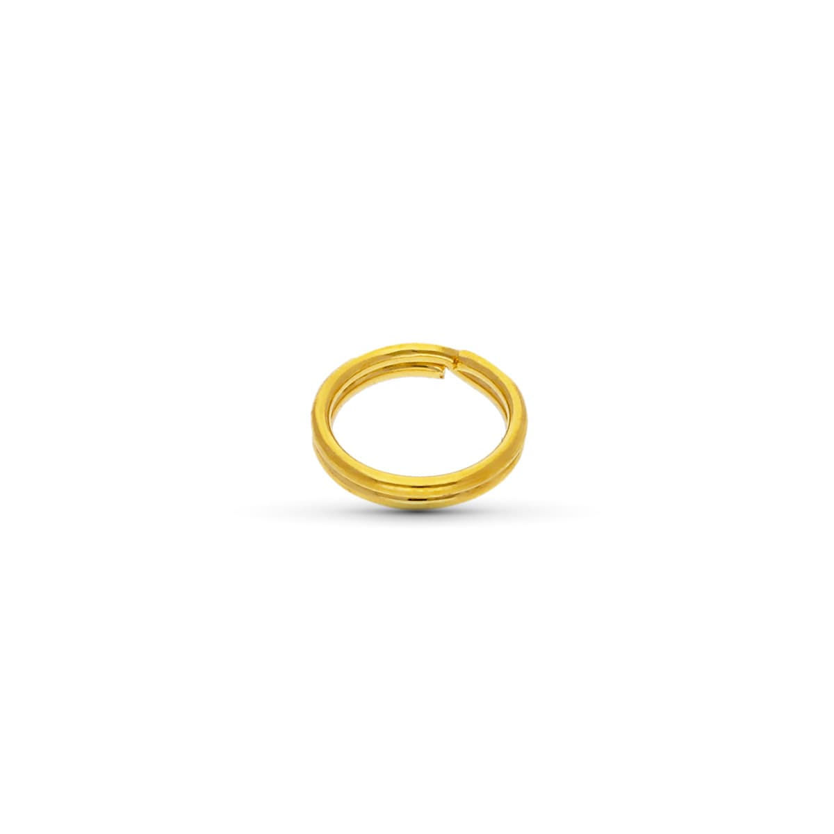 18k Fornitura De Oro Amarillo De Llaverillo. 7 Mm