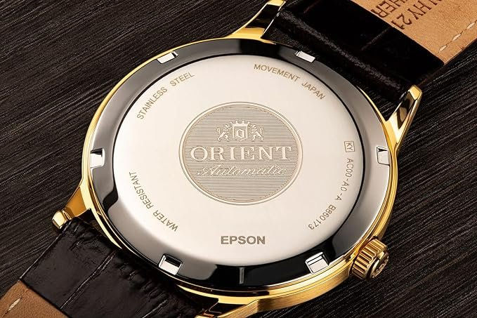 Miniatura: Orient Bambino Versión 1 Automático Cuero Marrón/Dorado FAC00003W0