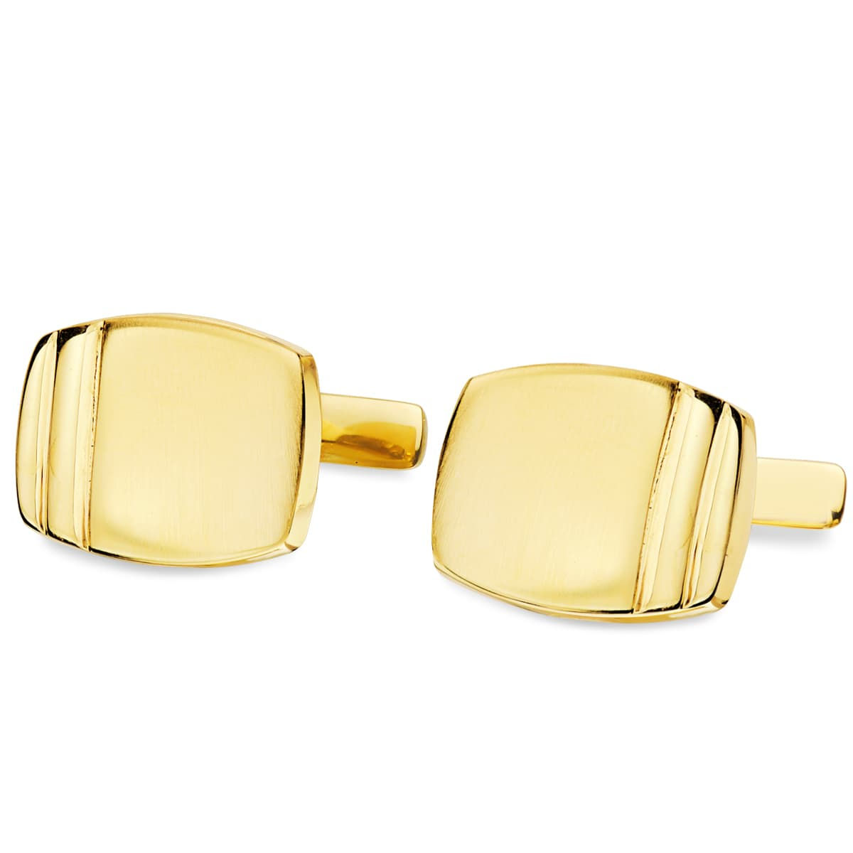 Gemelos de oro amarillo 18K tonel rígido oscilante, 17x13 mm · 4,83 (ref. 4746)