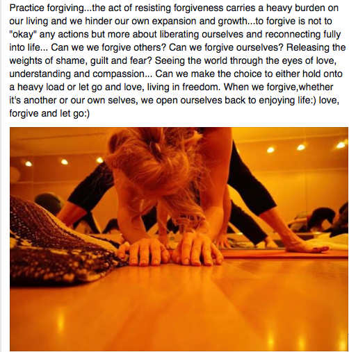 Forgiveness