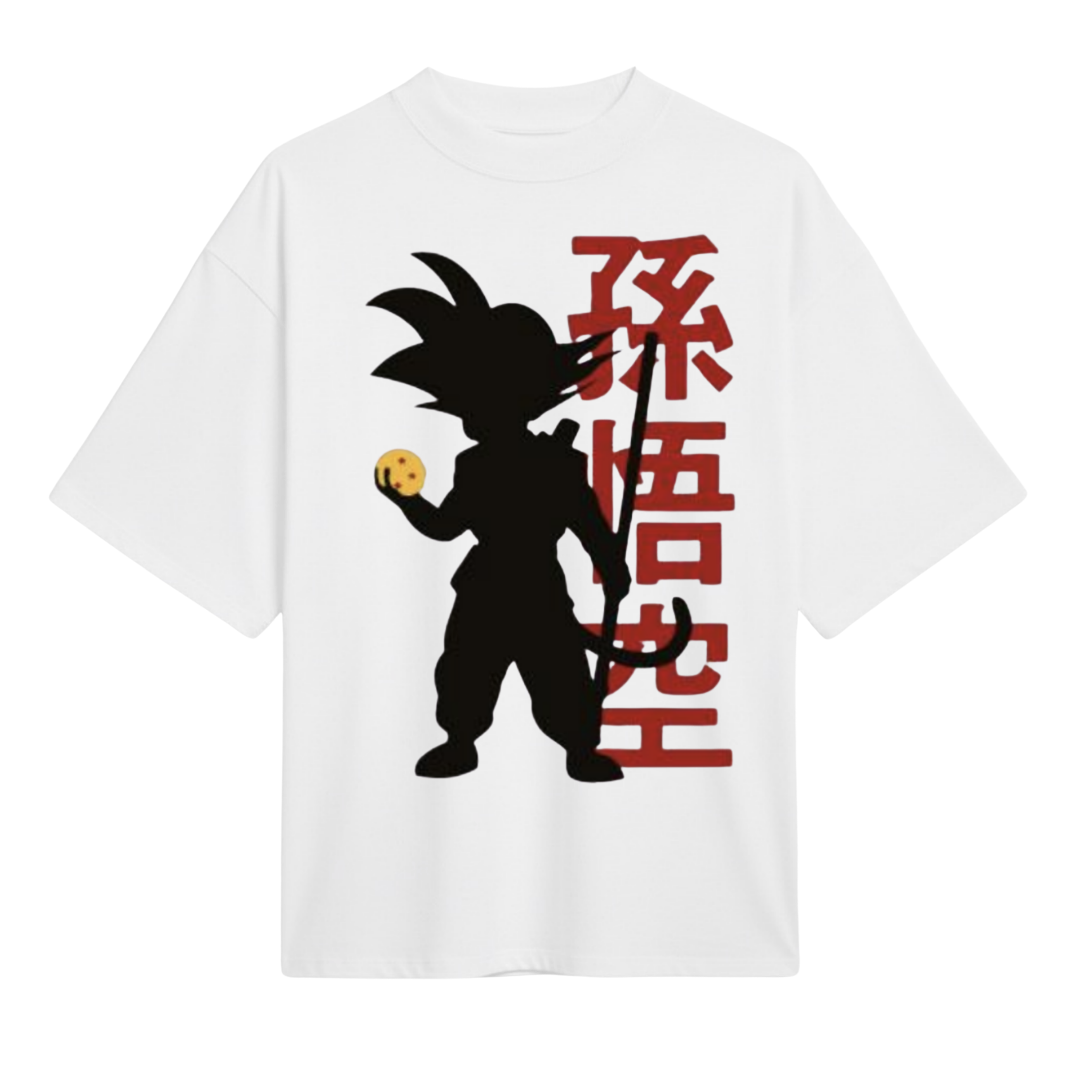 Polo Oversize Goku - 100% Algodón