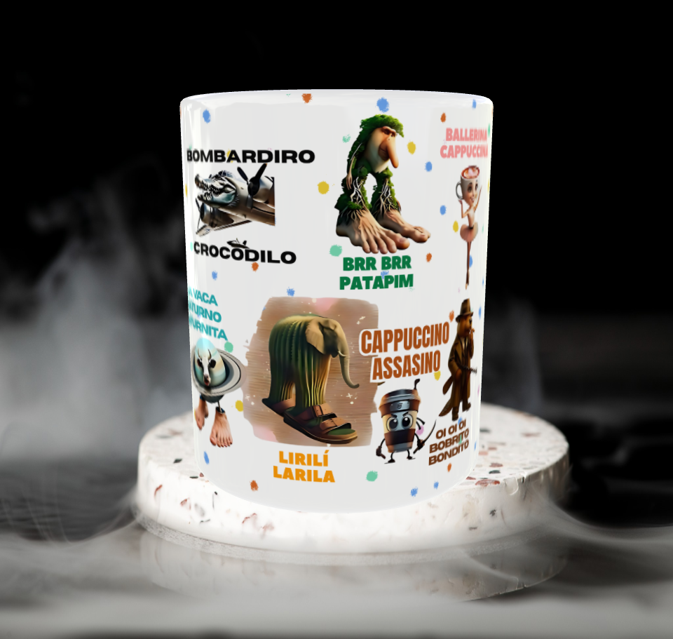 Miniatura: Taza Tralarero Brainrot - 11 oz