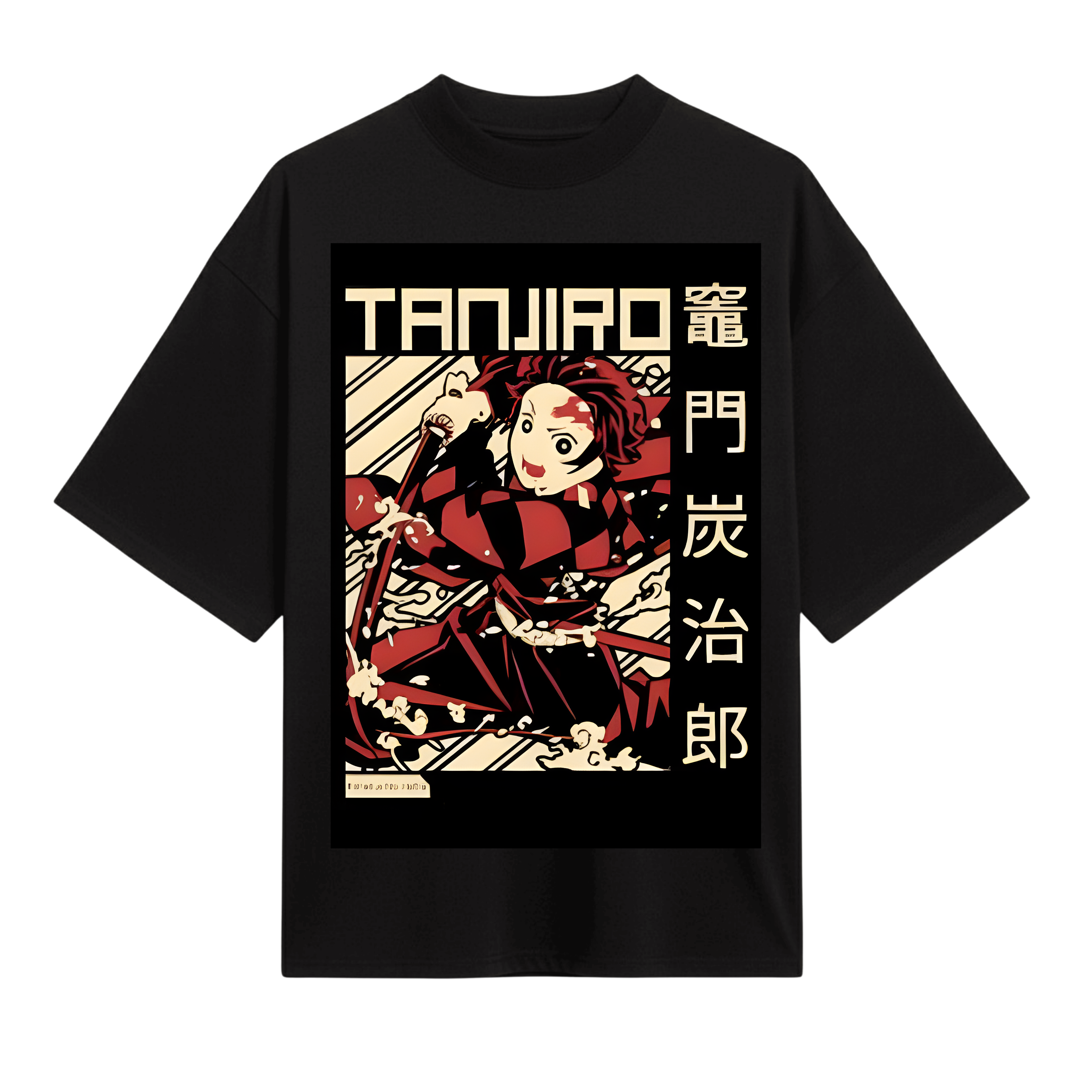 Polo Oversize Tanjiro - 100% Algodón