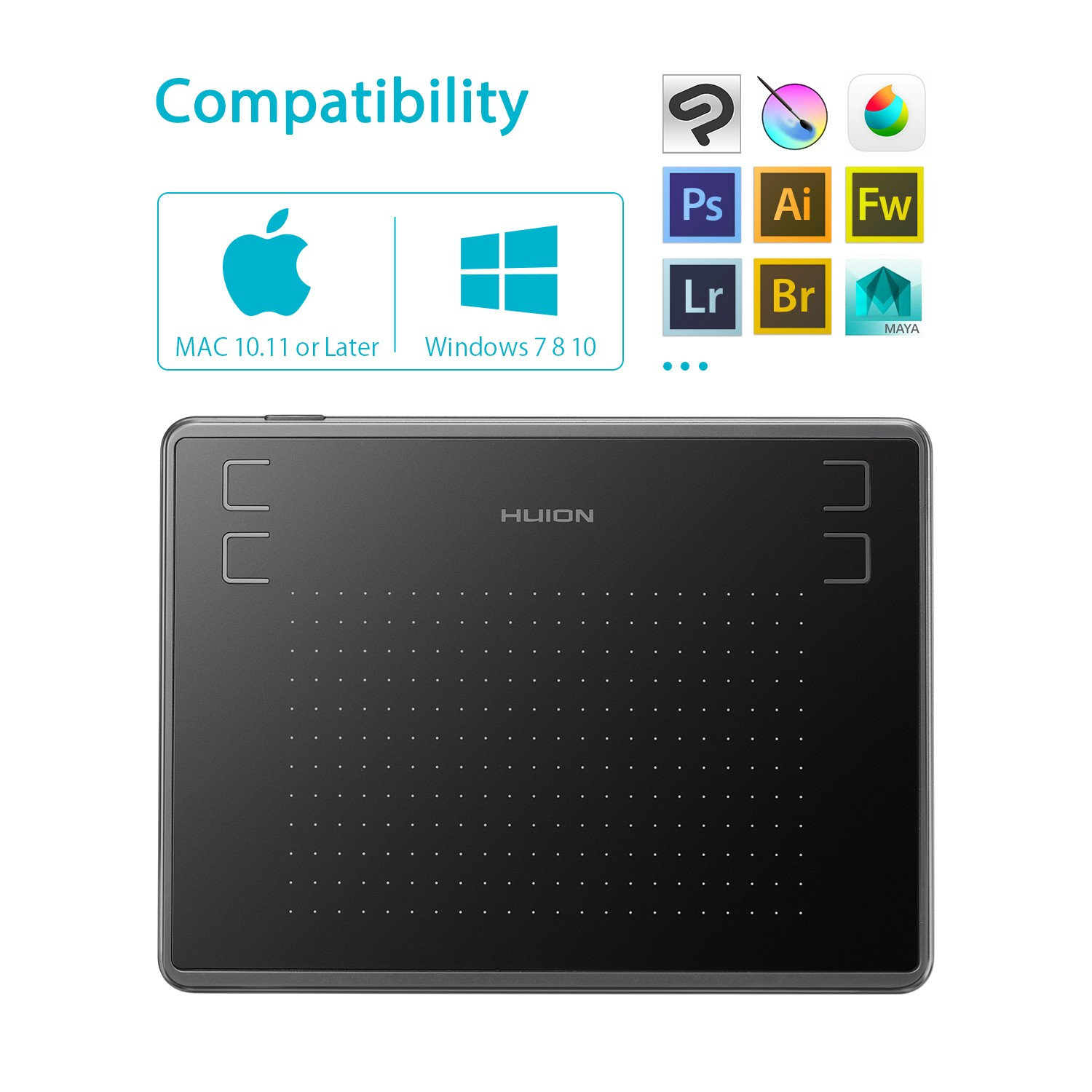 Huion Inspiroy H430P Graphic Drawing Tablet Huion Australia