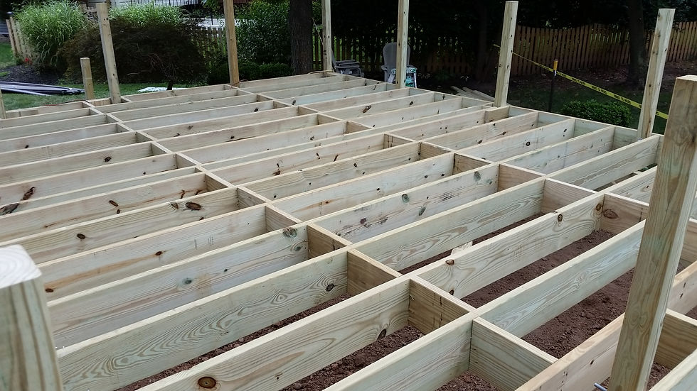 New Deck Frame