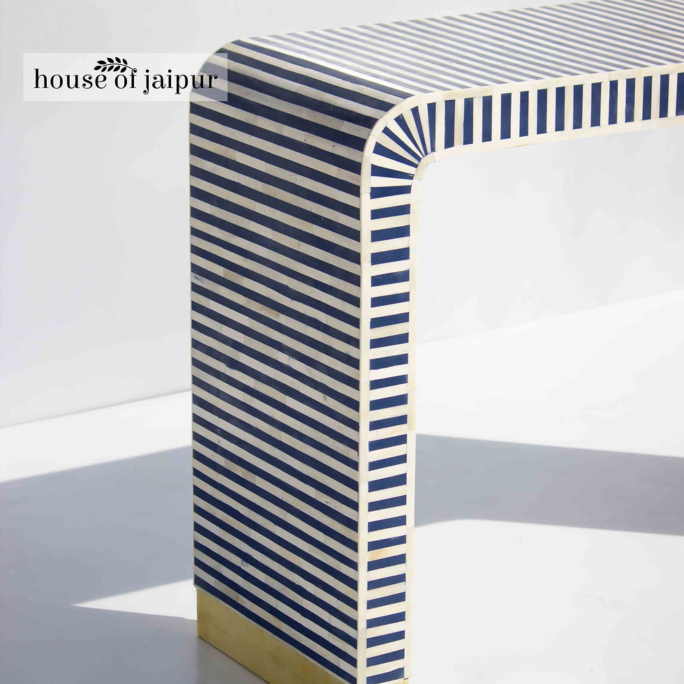 Thumbnail: Bone Inlay Console Table