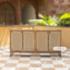 Jaipur Handwoven Jute Sideboard Buffet, jute sideboard by house of jaipur