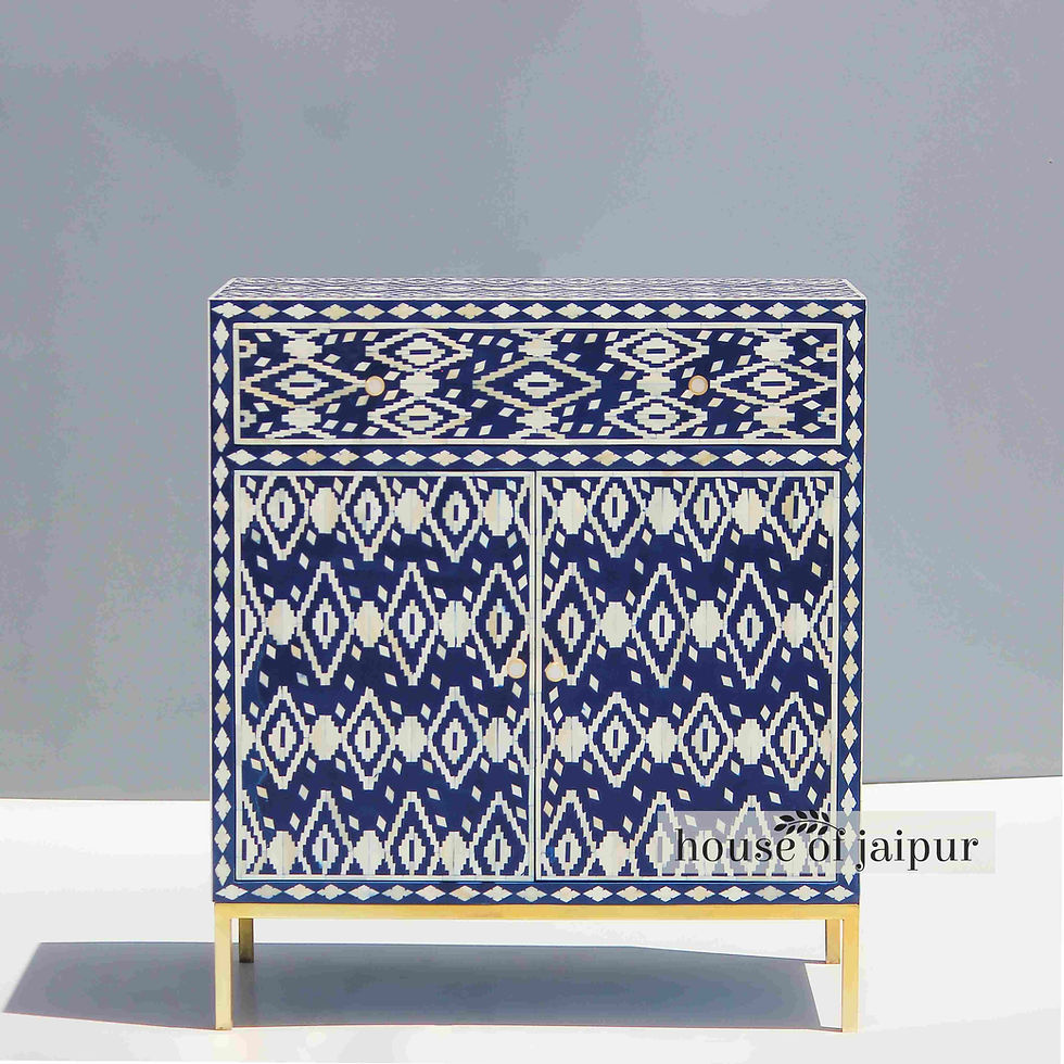תמונה ממוזערת: ikat bone inlay cabinet, bone inlay cabinet, bone inlay coffee table, bone inlay furniture