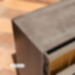 Thumbnail: Handmade Jaipur brass fitted solid wood sideboard by House of Jaipur with patchwork rivet detailing