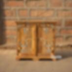 Thumbnail: Jaipur Hand-Painted Solid Wood Storage Cabinet