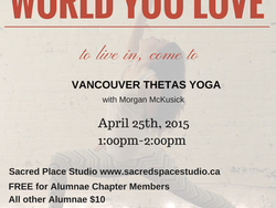 Vancouver Thetas do some YOGA!