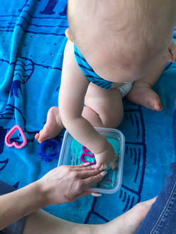 Press and Cut Sensory Bin