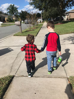 Sweet Sibling Side-Walks