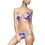 Thumbnail: Purple Skys Camo Women's Bikini Swimsuit