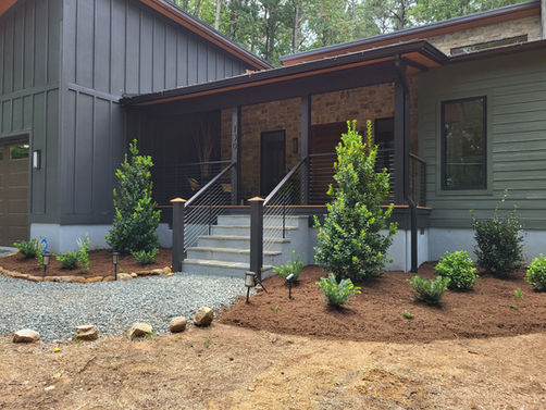 New construction plant installations from celestial landscaping chapel hill, carrboro, pittsboro, hillsborough, durham